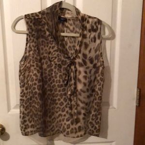 Talbots blouse Great for pairing with a skirt or pants for work sleeveless